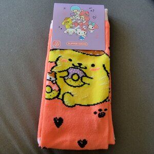 *NEW* Sanrio PomPomPurin Slipper Socks - (Shoe size 6-12)